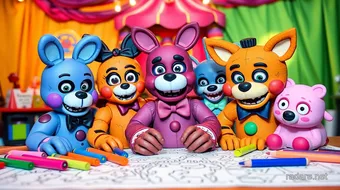 Explore Fun FNAF Coloring Pages for Kids